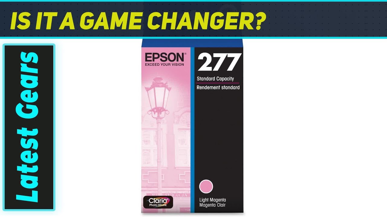 Чернила Epson 277 Claria Photo HD: лучший светло-пурпурный цвет для профессиональных фотографий!