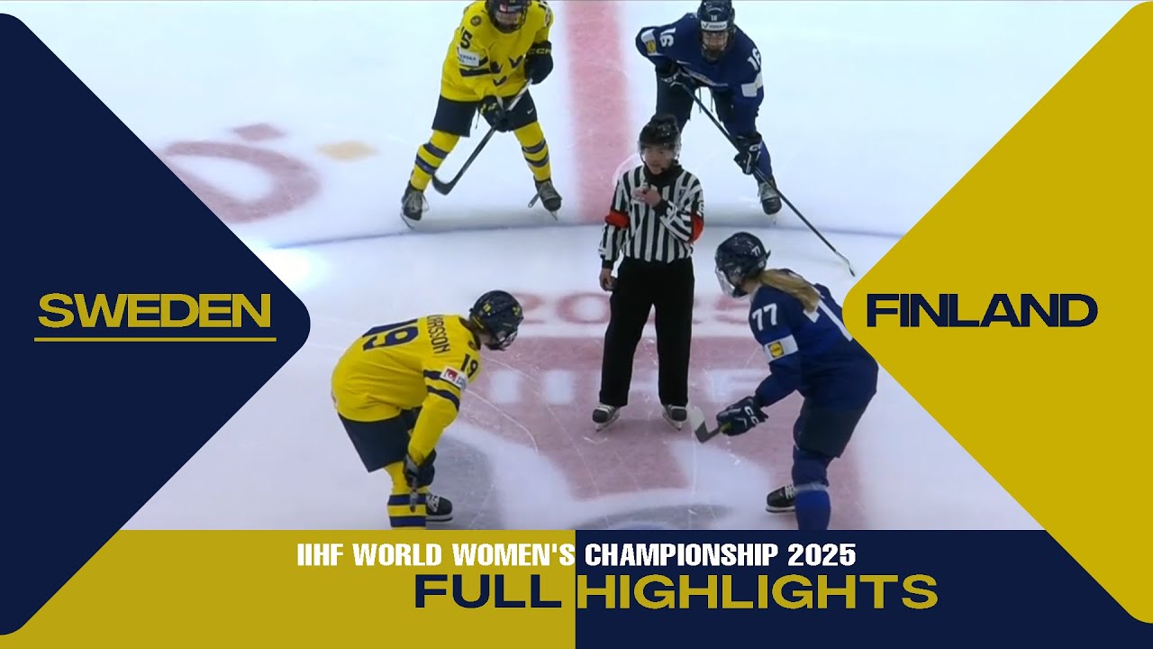 IIHF Women&rsquo;s Hockey: Finland vs Sweden 🏒Full Match Highlights | Epic Rivalry Clash!