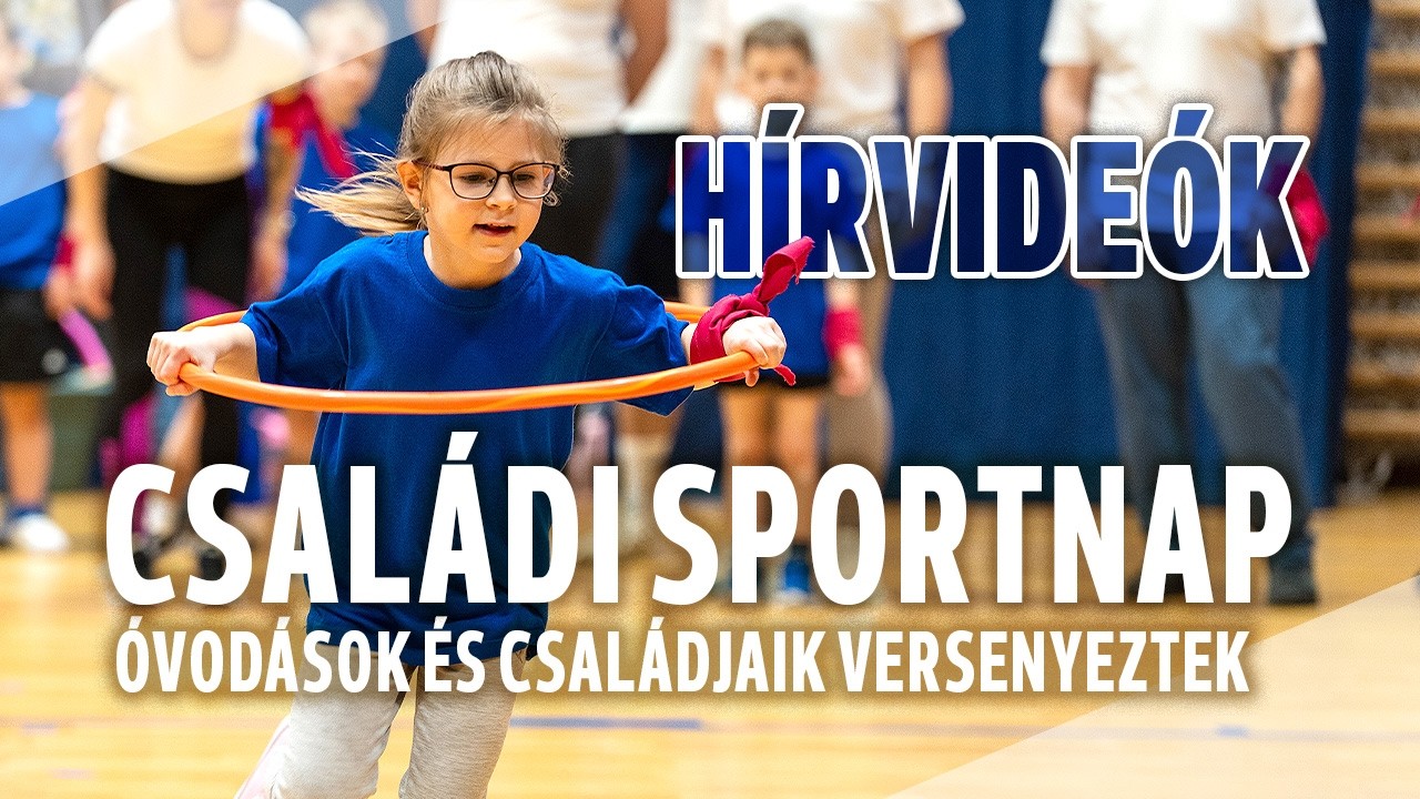 Szurkolás és gyermekkacaj – óvodások és családjaik versenyeztek Kazincbarcikán