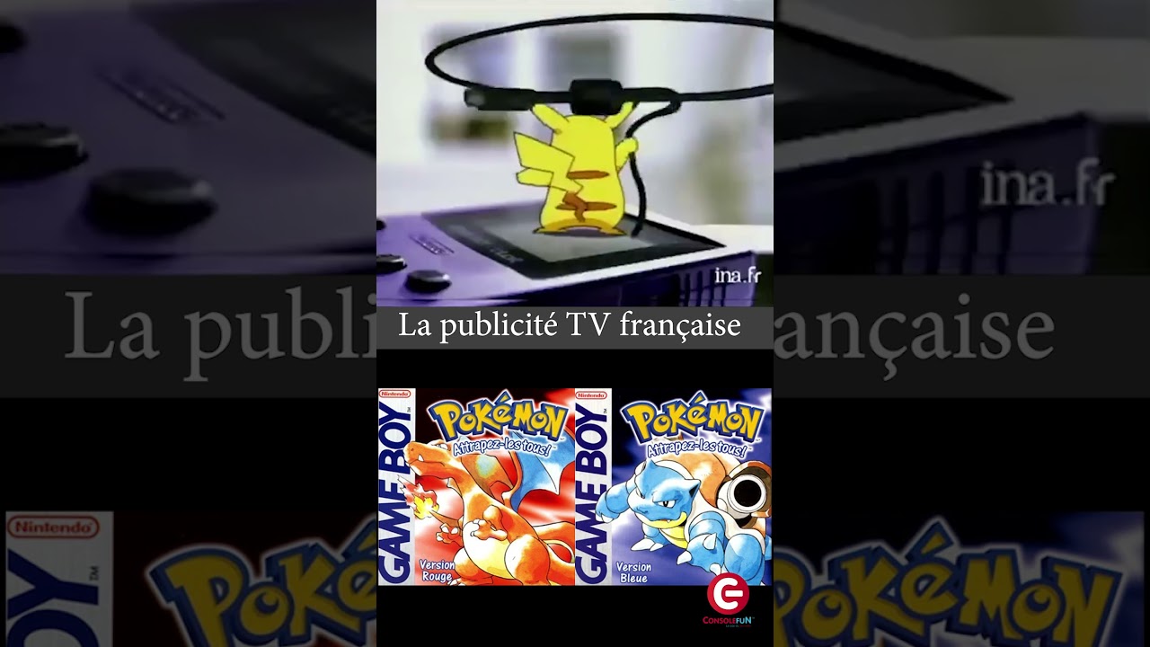 🔴🔵 PUB TV Pokémon Rouge et Bleu avec Cable Link Gameboy ! Échange de Pokémons entre Versions ! 🎮