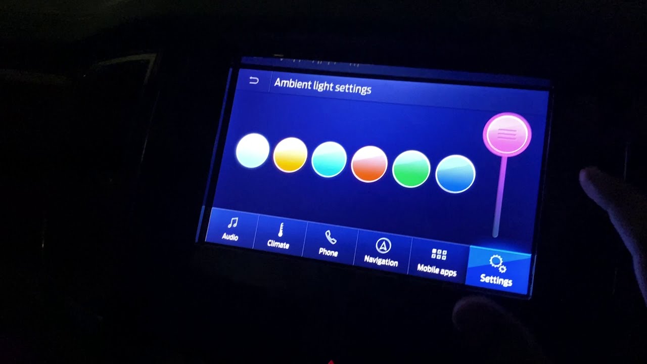Ford Endeavour Ambient Light - 2021