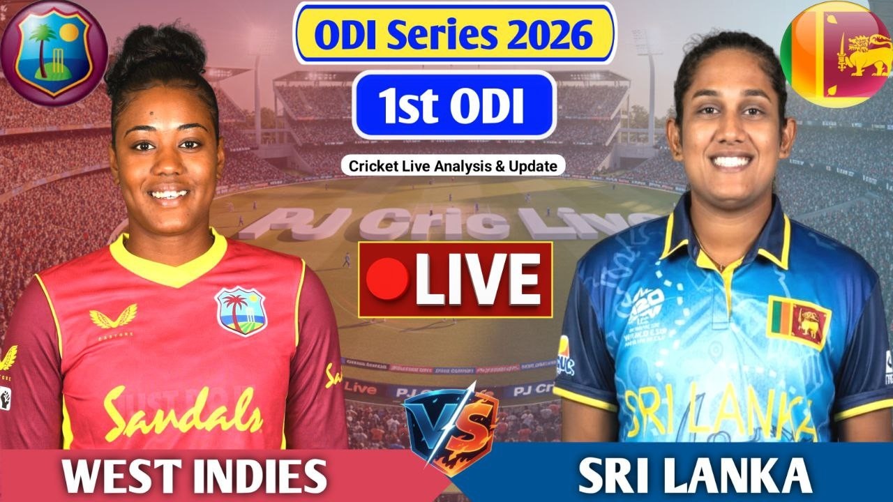 West Indies W Vs Sri Lanka W 1st ODI Match | Live Score Analysis & Discussion | WIW vs SLW T20 Live