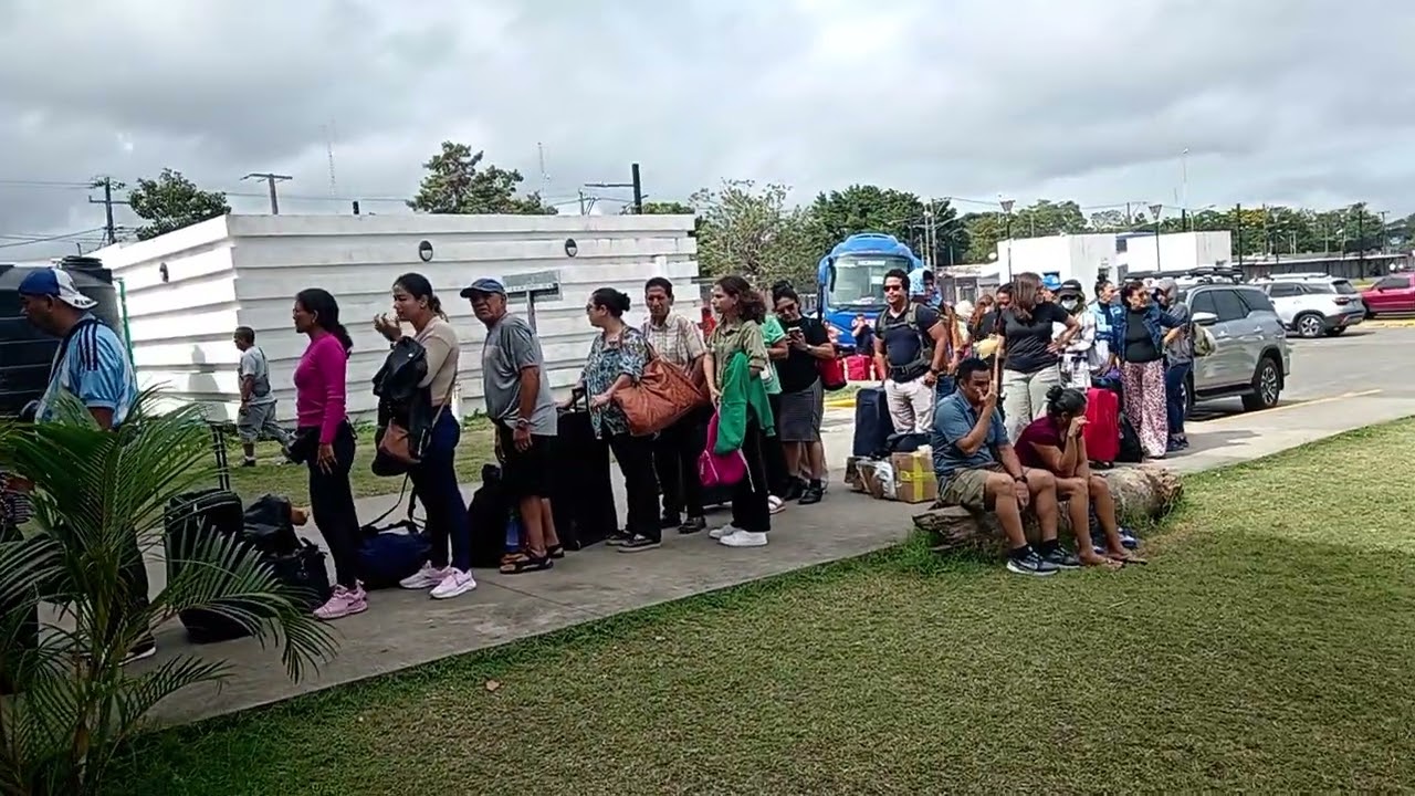 Desde Las fronteras Peñas Blancas en Nicaragua.
