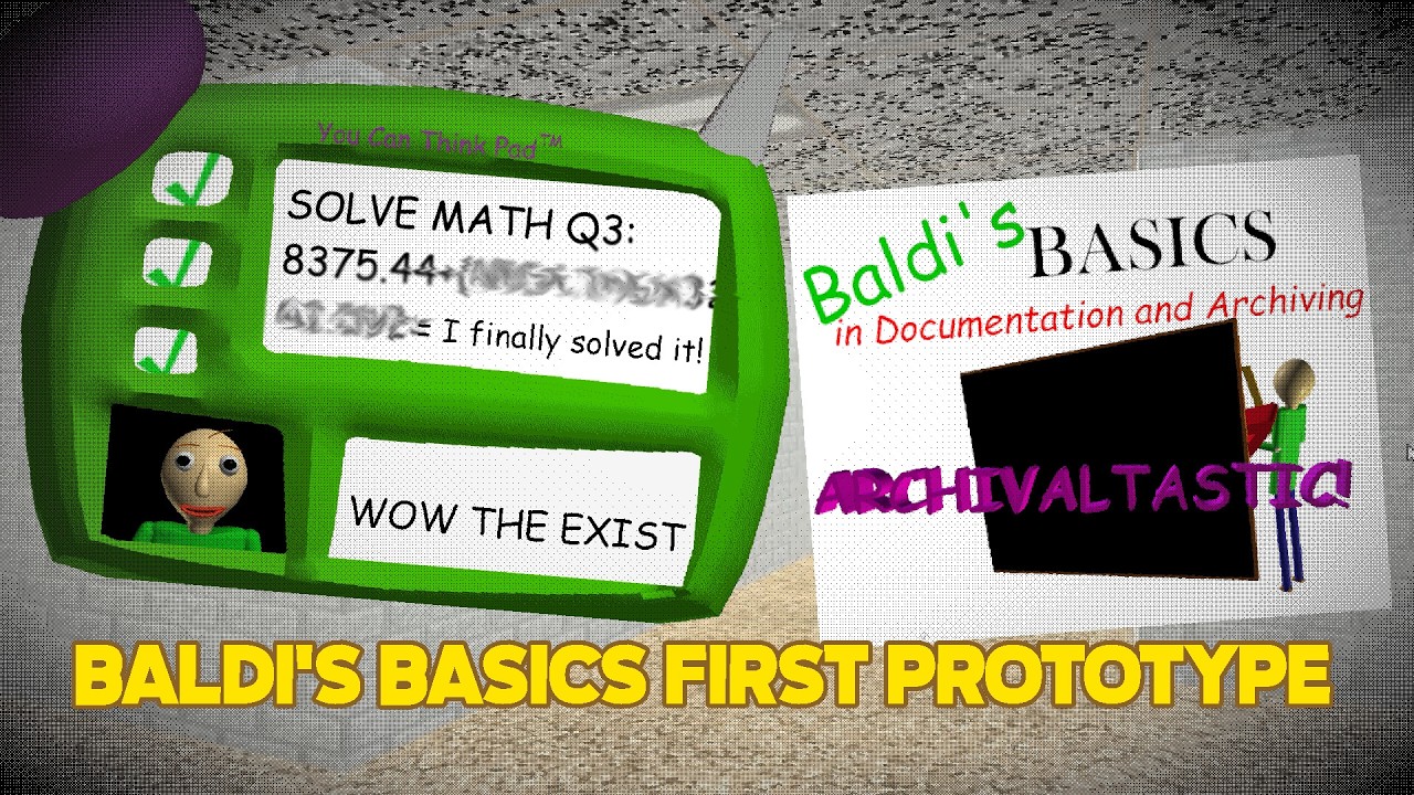 This First prototype Placeface?! | Baldi's Basics In Documentation and Archiving (OFFICIAL)