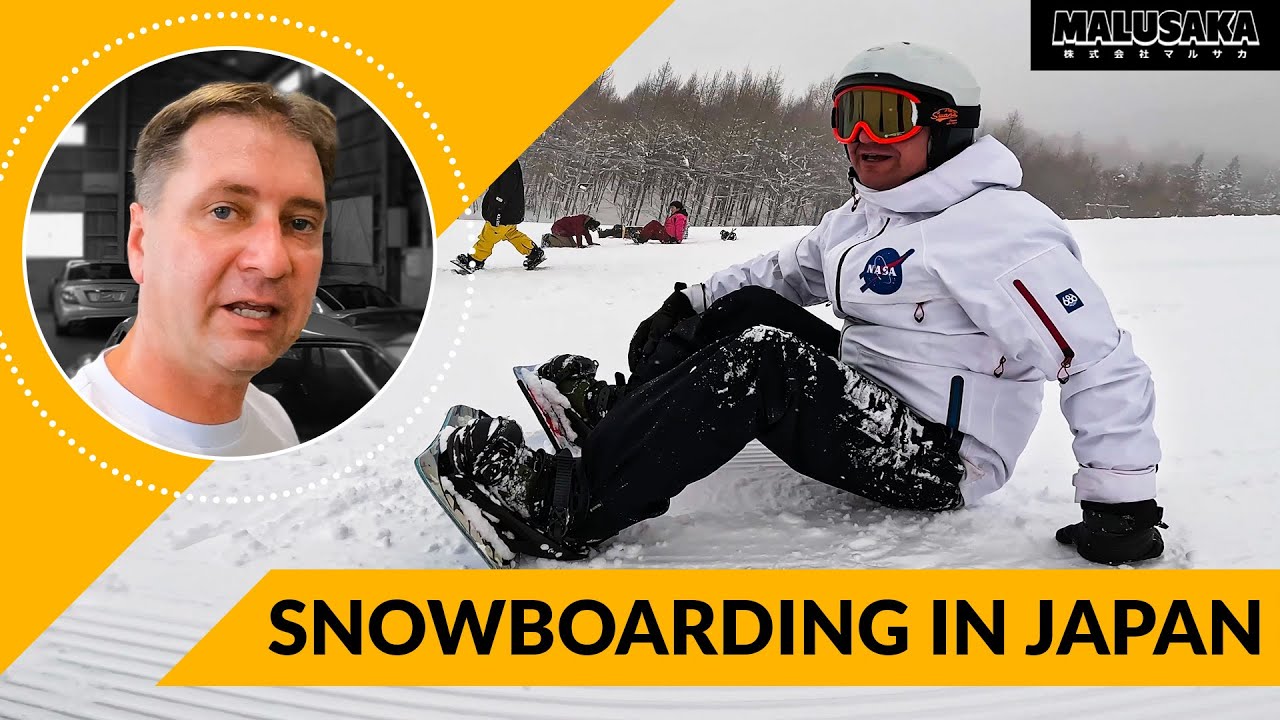 Snowboarding with Family in ALTS FUKUSHIMA - we took Kuba with us on our short trip