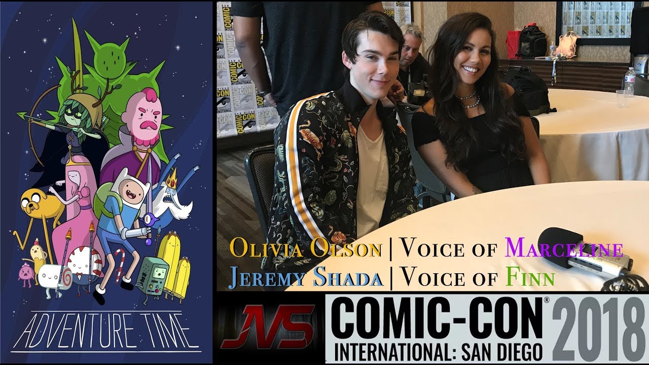INTERVIEW with JEREMY SHADA (Voice of Finn) & OLIVIA OLSON (Voice of Marceline) on ADVENTURE TIME