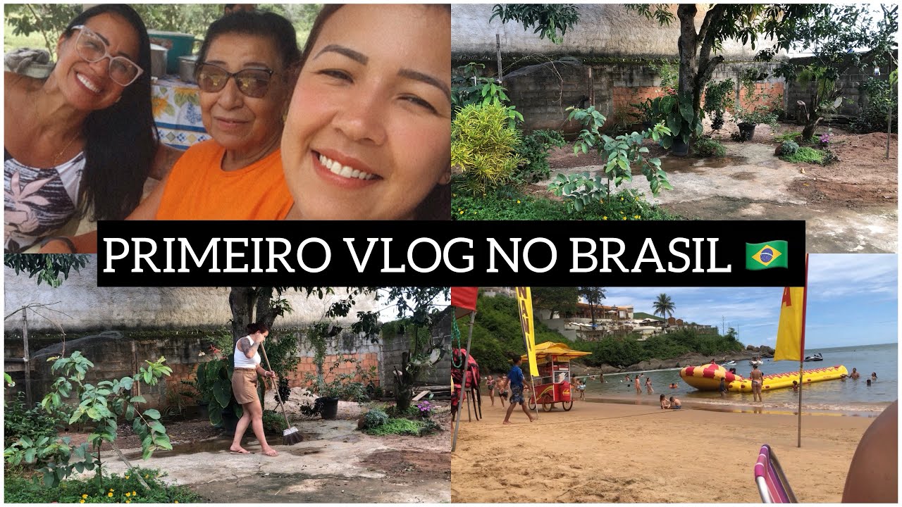 Vlog: CHEGAMOS NO BRASIL | MATANDO A SAUDADE DA FAMÍLIA | TENTAMOS PESCAR | PASSEIO | DIA DE PRAIA