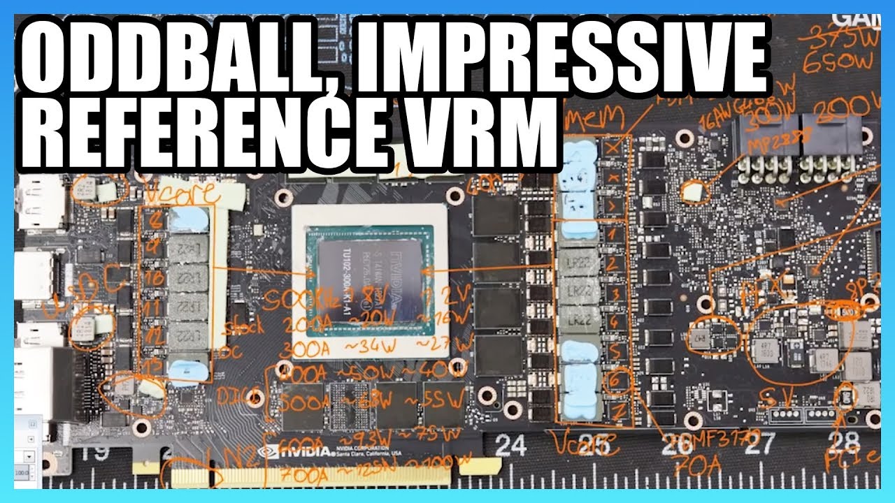 NVidia's Most Powerful GeForce VRM: RTX 2080 Ti FE PCB Analysis