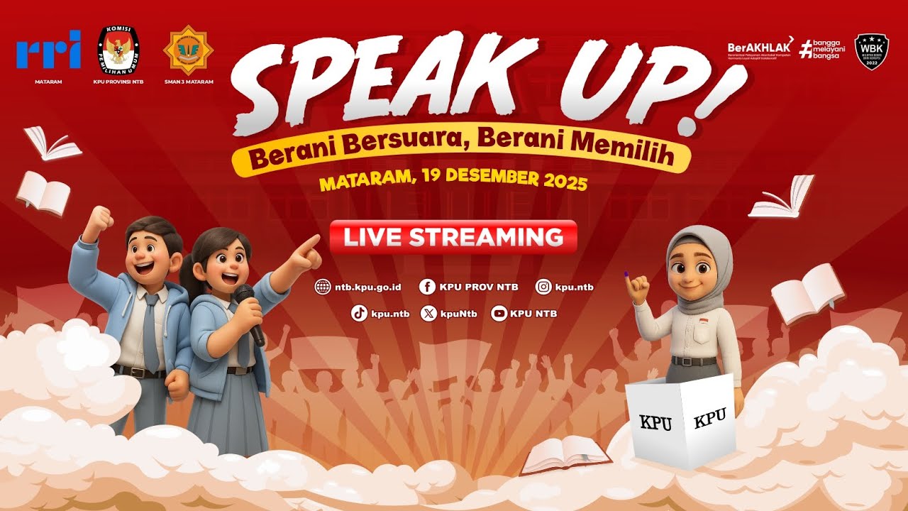 Speak Up! Berani Bersuara, Berani Memilih - SMAN 3 Mataram