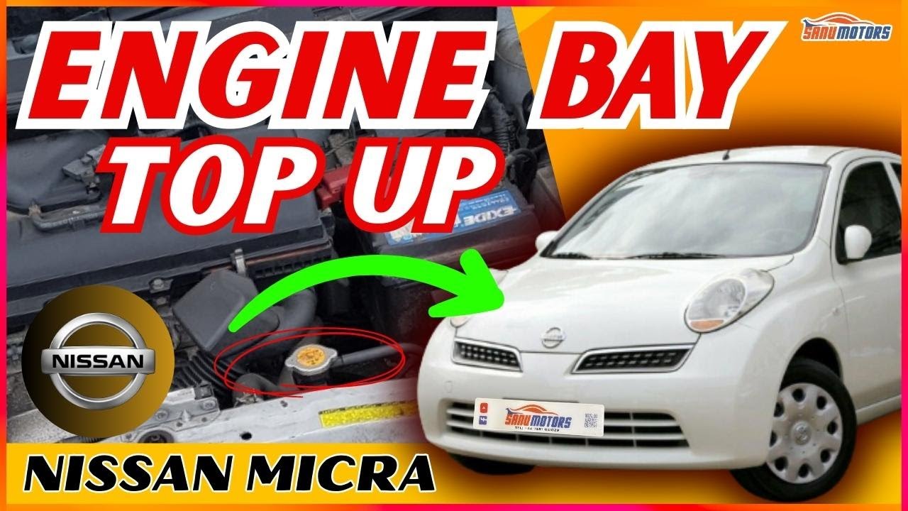 Nissan Micra 2008 Engine Bay Top Up Guide | Coolant | Screenwash | and Engine Oil DIY Tutorial  🛠️💥💯