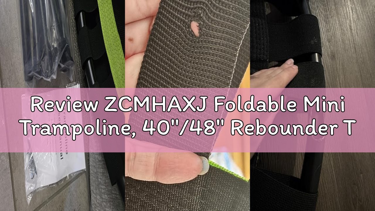 Review ZCMHAXJ Foldable Mini Trampoline, 40