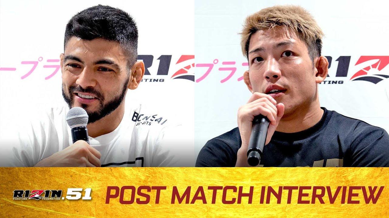 ホベルト・サトシ・ソウザ vs. 堀江圭功　試合後インタビュー / RIZIN.51