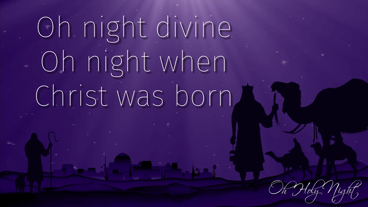 O Holy Night Instrumental with Lyrics