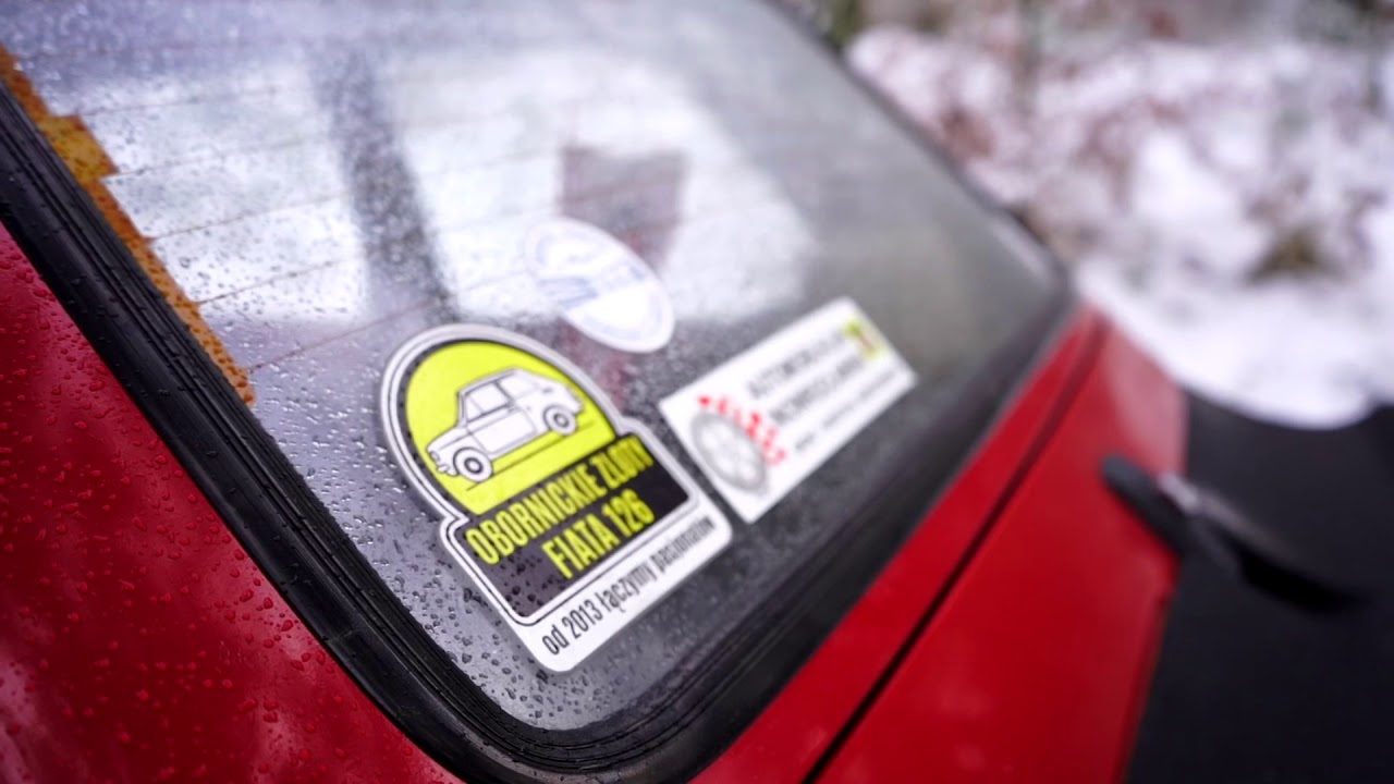 Czerwony Fiat 126p Kuby