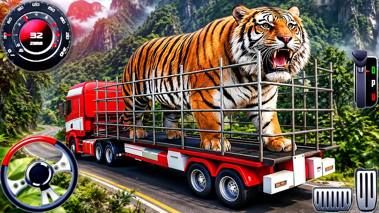 Real Animal Cargo Truck 3D - Farm Animal Truck Transport Simulator - Android GamePlay