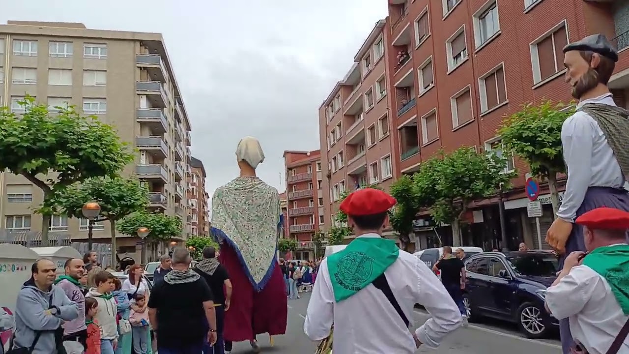 Pasacalles II de Birakari (Sestao) en el Inicio de sus Fiestas (Día 1) | 22 de Junio de 2024