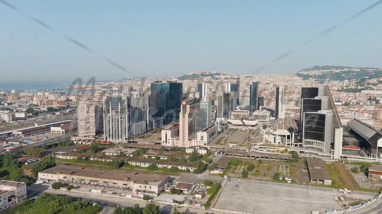 Naples, Italy. Centro direzionale is a business district in Naples, Italy, close to Naples Centra...