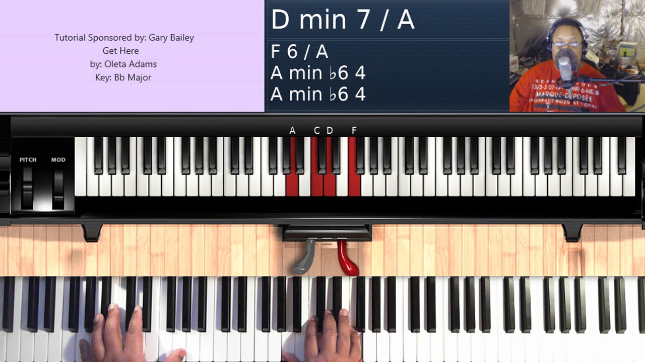 Get Here (by Oleta Adams) - Piano Tutorial