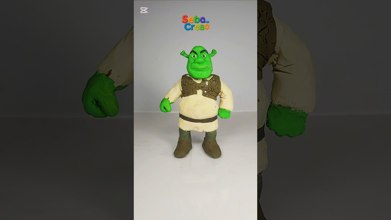 I Turned Clay into Shrek 😱