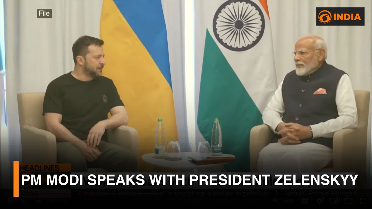 PM Modi speaks with President Zelenskyy & more updates | 7:30 PM IST | DD India Live