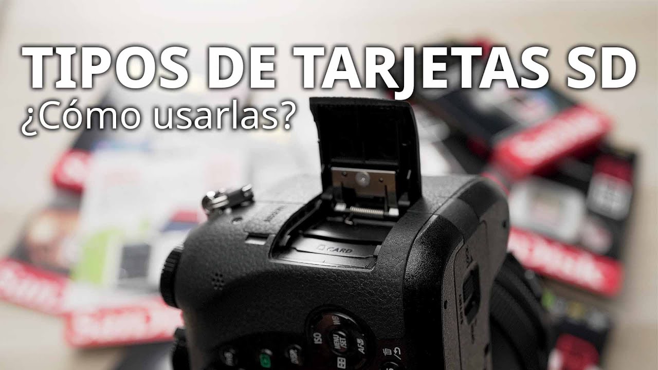 Tipos de tarjetas SD ¿Cómo usarlas?