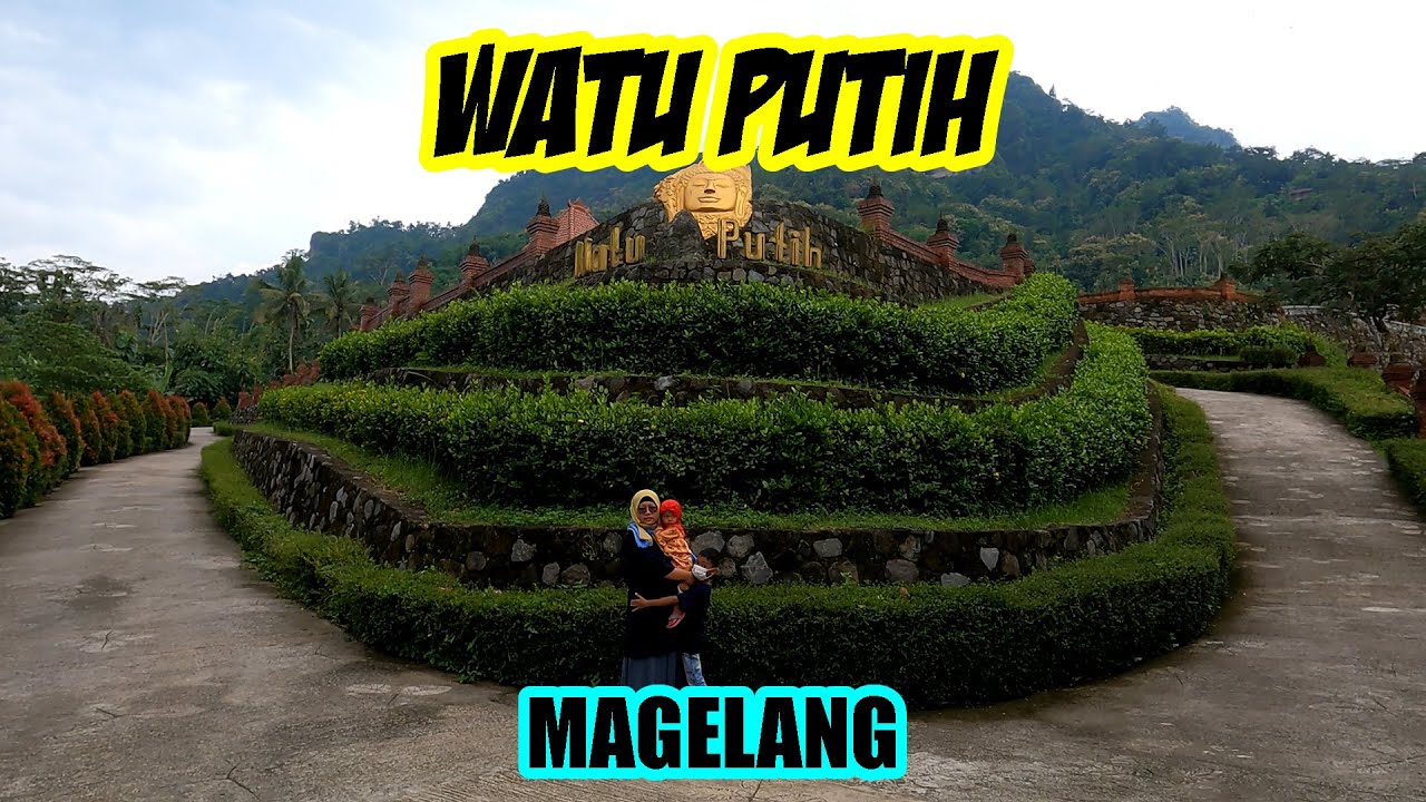 [4K] Spot Healing Magelang. Melihat Borobudur dari Atas di Watu Putih