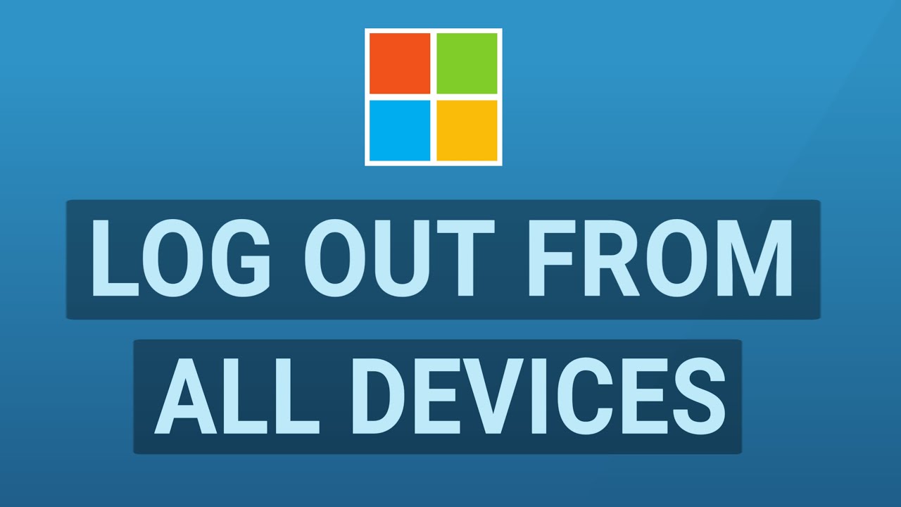 Как выйти из учетной записи Microsoft везде | Выход на всех устройствах