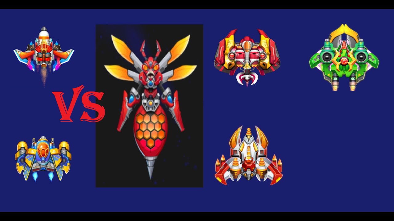 Space Shooter - Cerberus VS Medusa VS Unstoppable VS Immortal VS Zeus