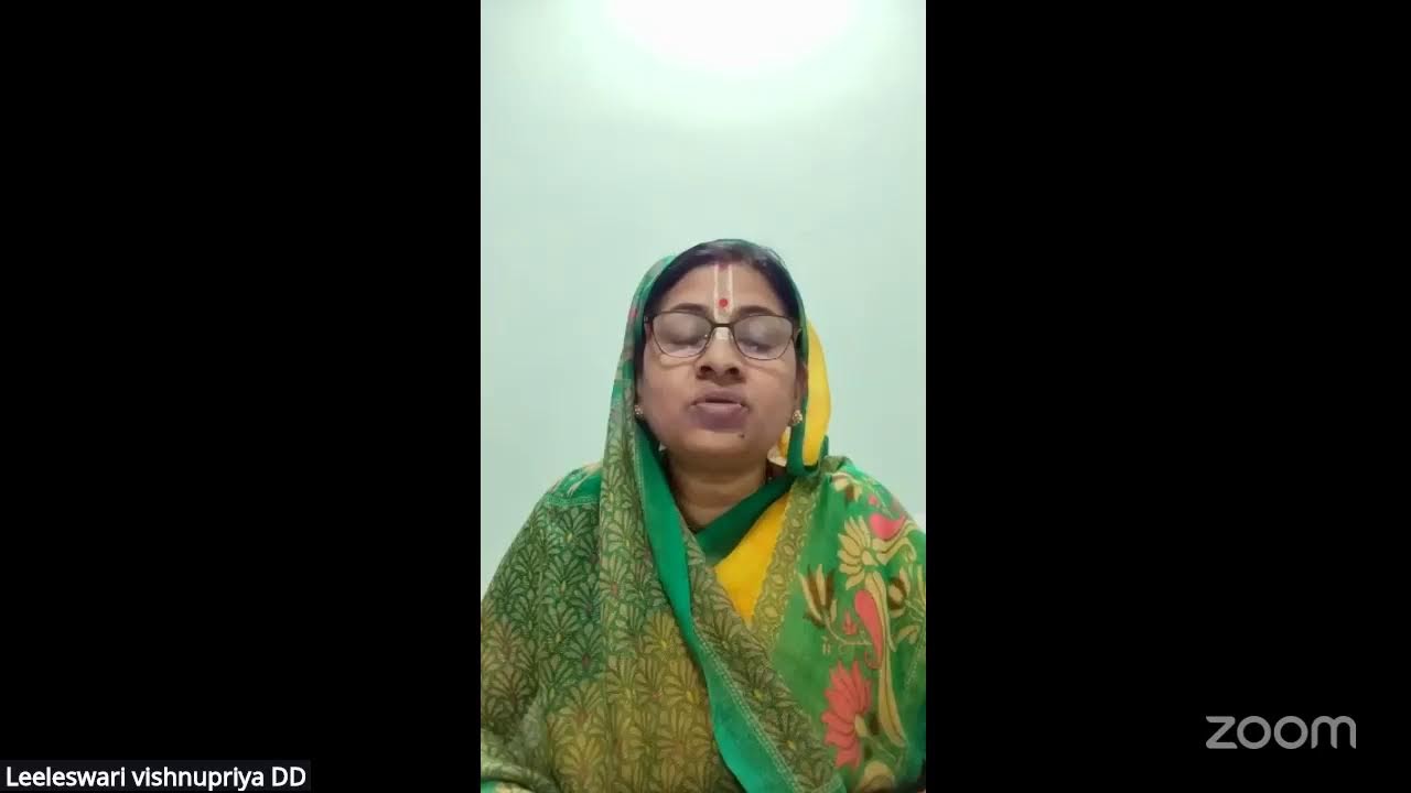 BG 14.14-15 by HG leeleshwari vishnupriya dd