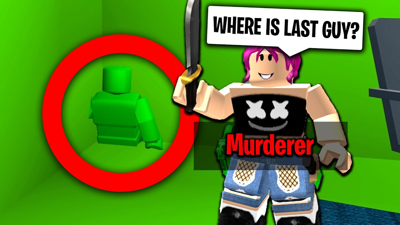 ROBLOX MURDER MYSTERY 2 LUCKIEST HIDING SPOT