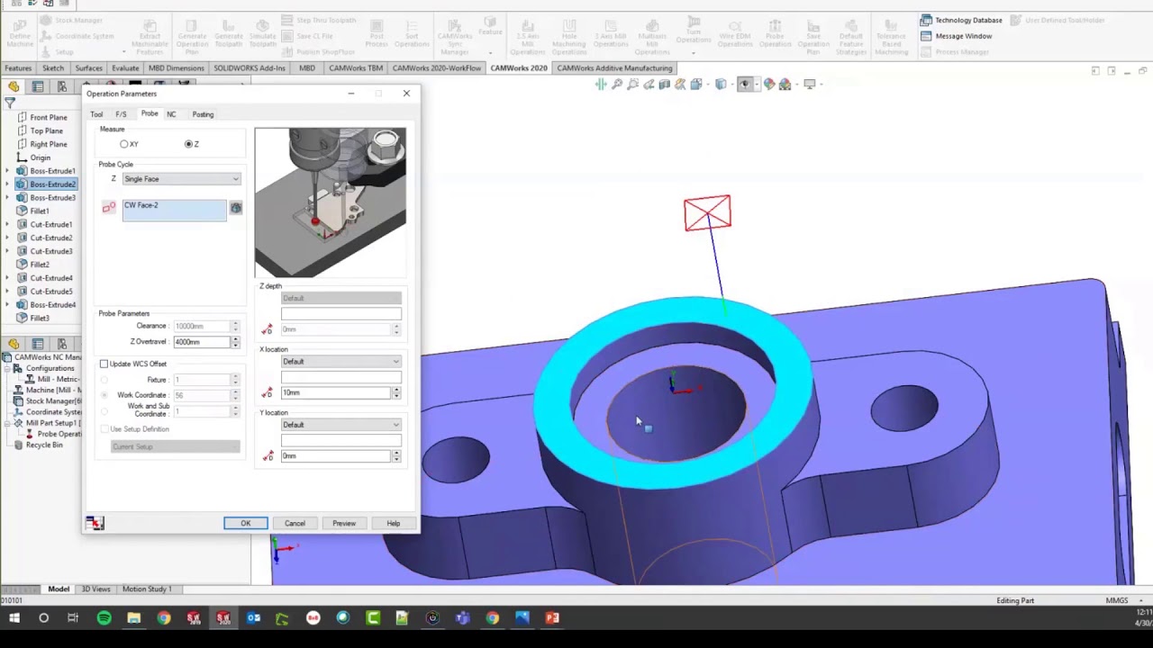 Taking SOLIDWORKS CAM Probing to the Next Level
