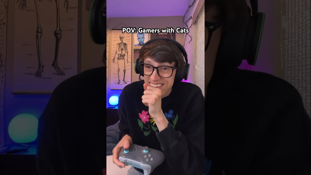 Gamers with Cats Be Like... #TheManniiShow.com/series iB@deksythecat