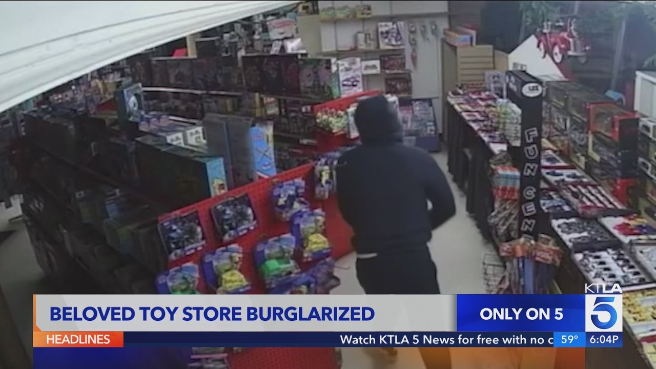 Beloved L.A. toy store burglarized by masked suspect