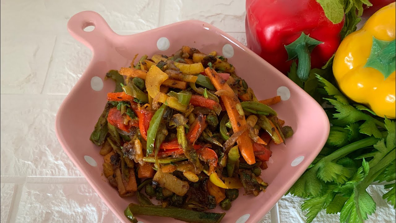 Veg Stir Fry~10 മിനുട്ട് കൊണ്ട്‌ വെജ്‌ സ്റ്റിർ ഫ്റൈ~