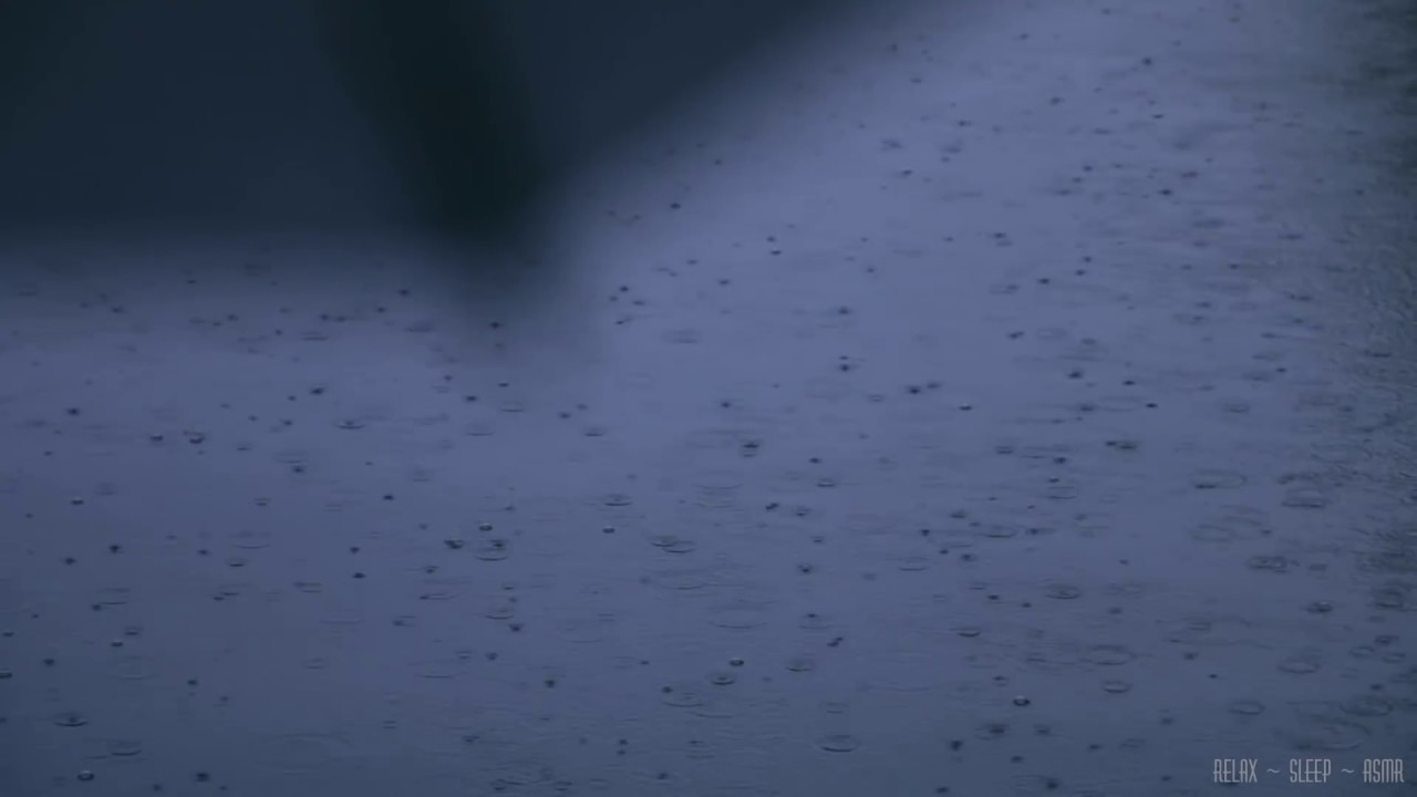 Rain on Umbrella - Anti-stress Sound Therapy Under Umbrella - 12 Hours Video