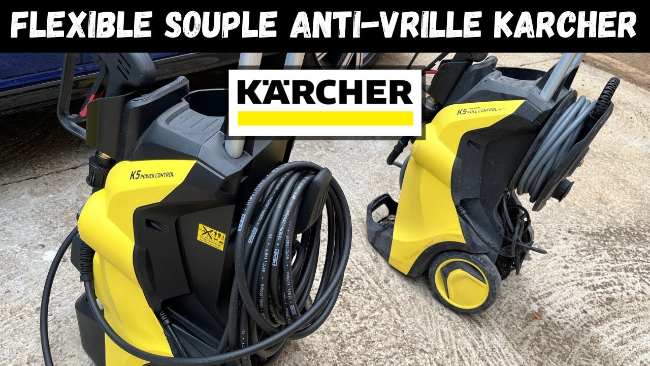 ENFIN UN FLEXIBLE SOUPLE ANTI-VRILLE KARCHER !!! 🙌
