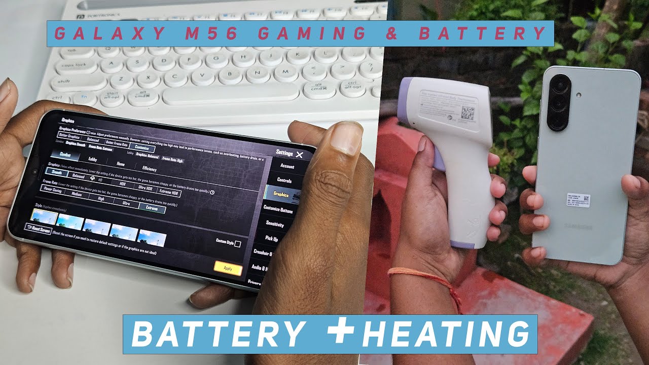 Samsung A56 Bgmi Test - Battery Heating & FPS Test