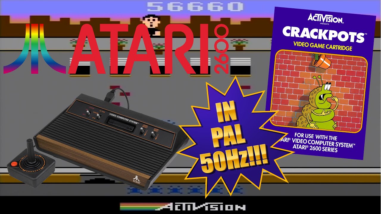 Crackpots- - Atari 2600 Junior - S-Video - PAL Version Hack v1.1 - DOWNLOAD IN DESCRIPTION