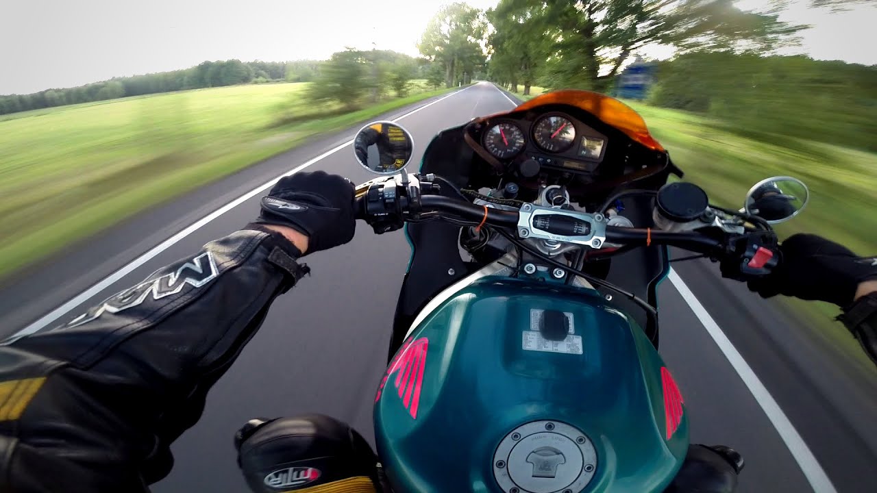 Honda CBR 900 RR Wheelie Turbo Ride !! GoPro