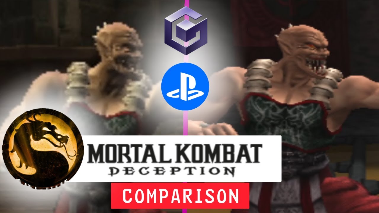 Mortal Kombat Deception PS2 vs GameCube Comparison