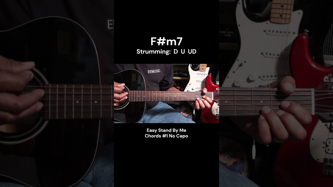 Easy STAND BY ME Guitar Chords #1 @EEMusicLIVE2