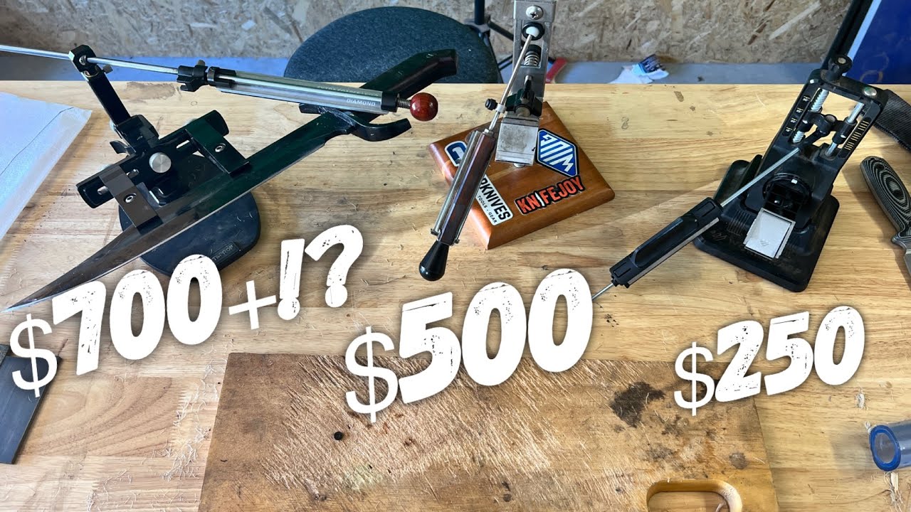 Fixed Angle Sharpener Showdown - Low, Mid, High Cost Quality Options (Worksharp, KME, TSPROF)