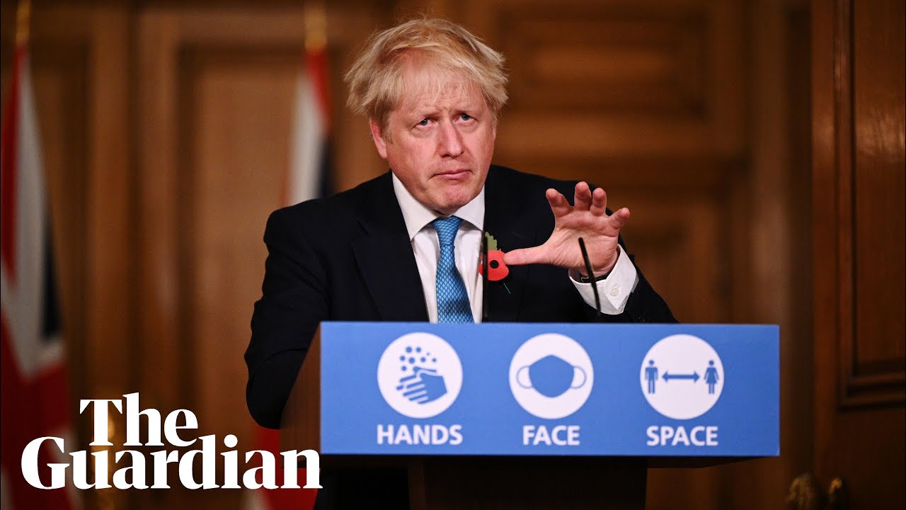 Coronavirus: Boris Johnson holds news briefing on first day of England's new lockdown &ndash; watch live