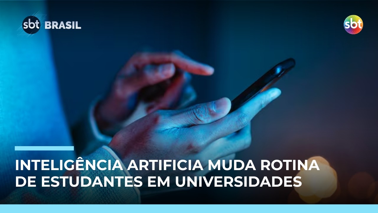 Inteligência artificial chega às universidades brasileiras; especialistas pedem cautela | #SBTBrasil