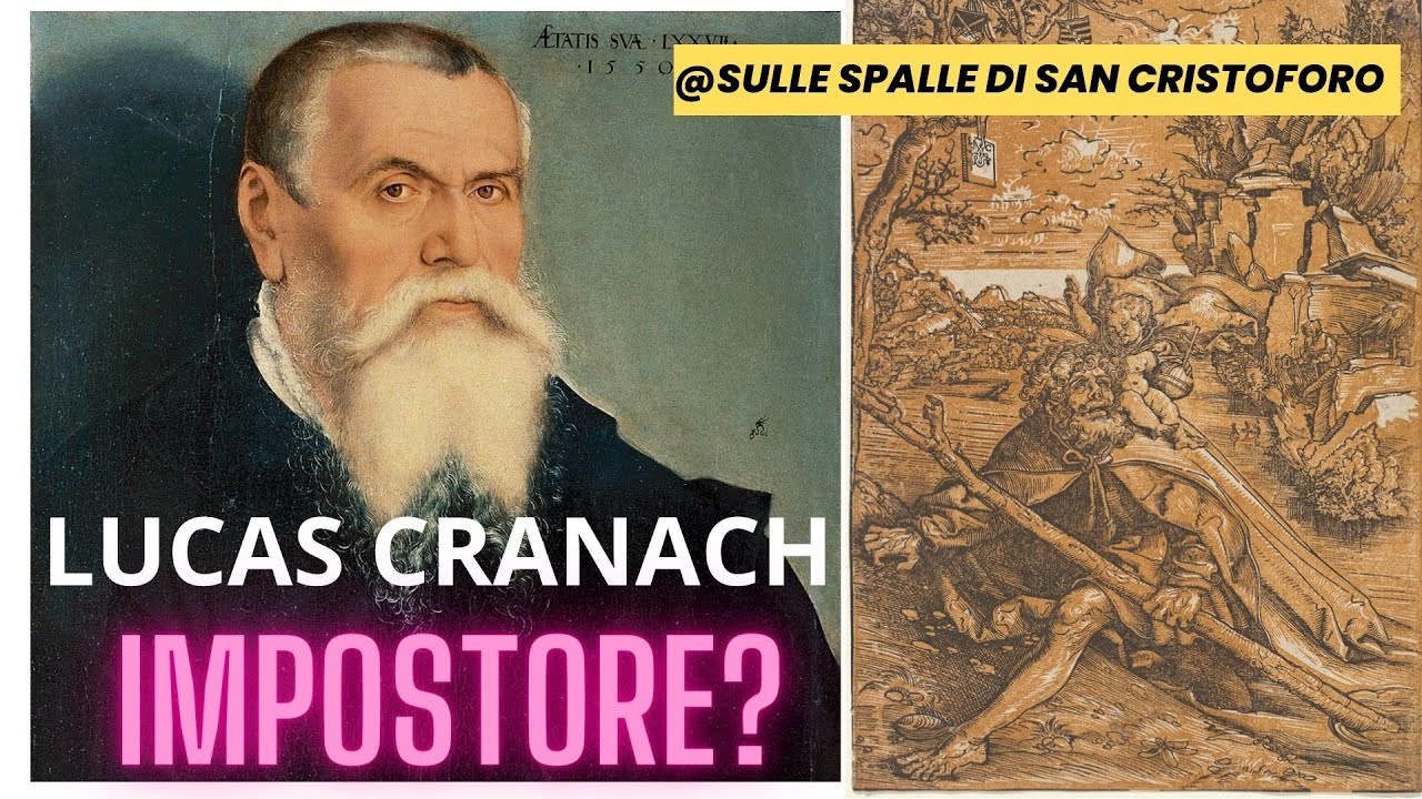 Cranach, San Cristoforo xilografia in chiaroscuro, le incisioni di Hans Burgkmair. Paesaggio sublime