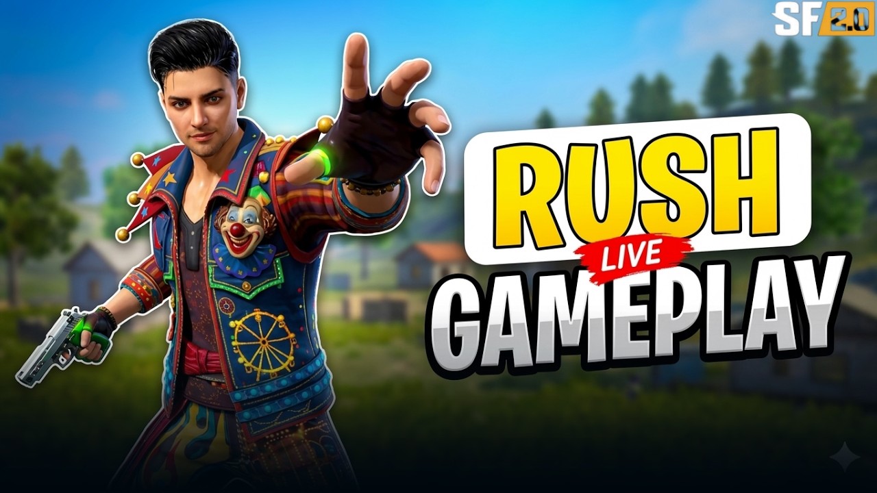 🔴 RUSHER IS LIVE | Aggressive Gameplay Come Fast!