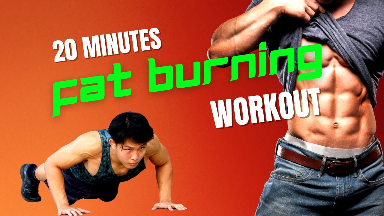 [FAST WORKOUT] 20 Minutes FAT BURNING full body workout for beginners // NO equipment