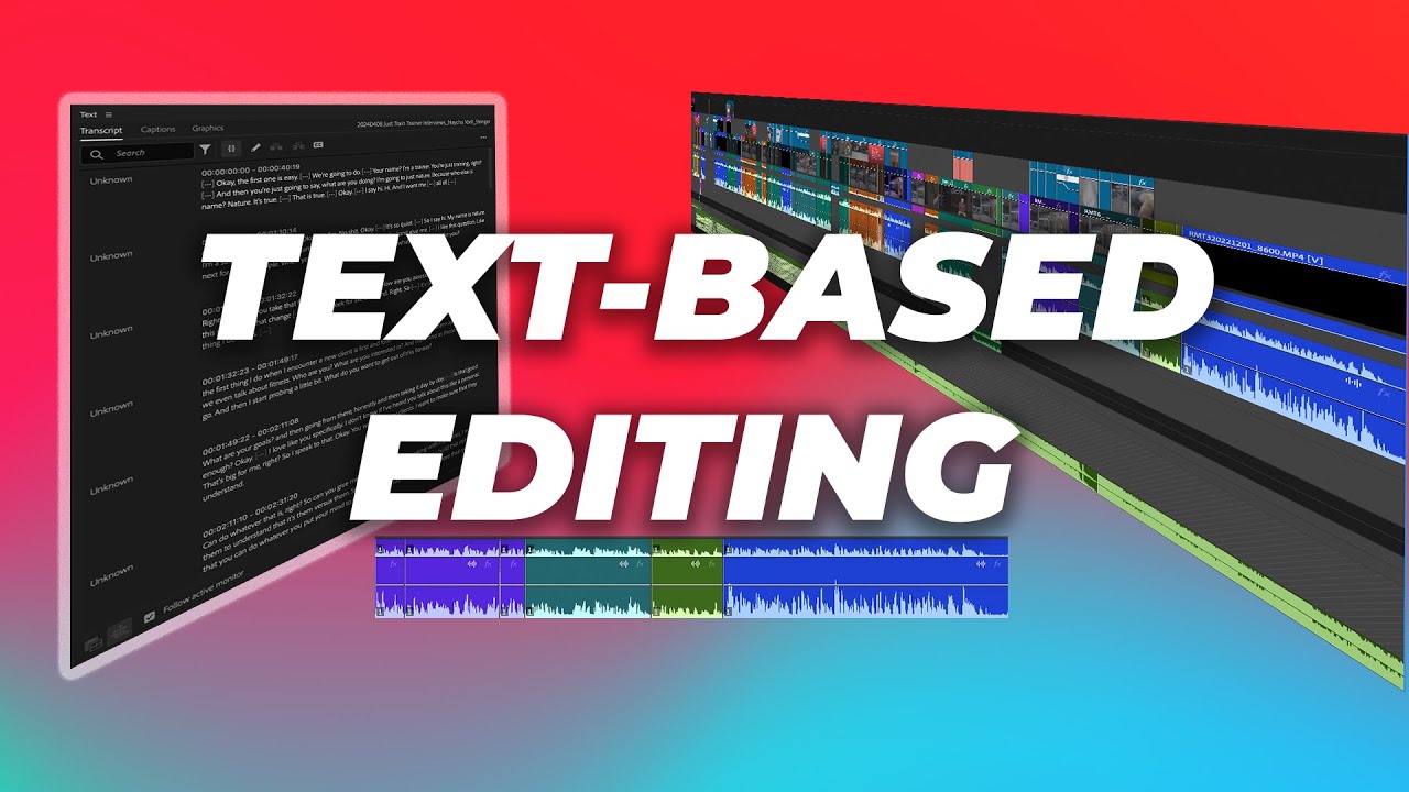 Adobe Premiere Pro Text-Based Editing | You're Doing It Wro...