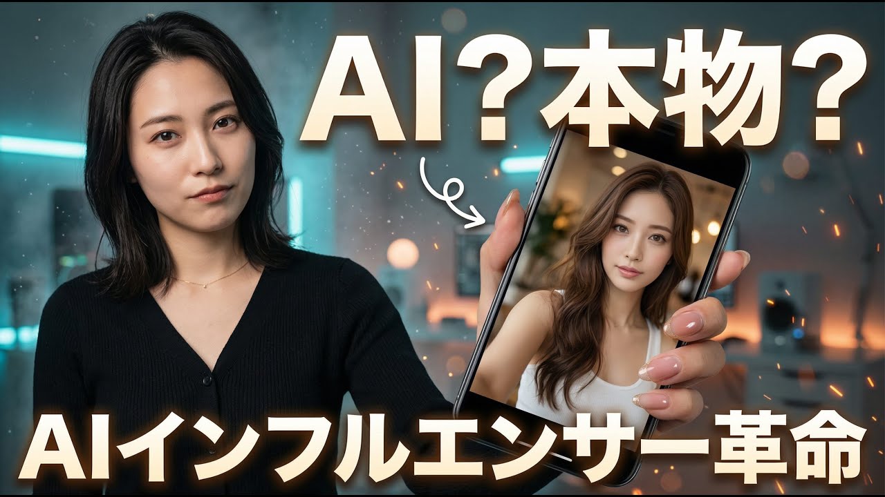 【初心者必見】AIインフルエンサーの超簡単な作り方!! AI時代の革命と未来とは【2025年最新版】　