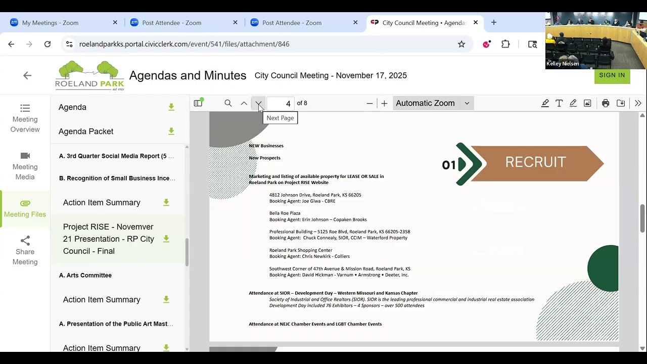 City Council and Governing Body Workshop Recording November 17, 2025 Part 1